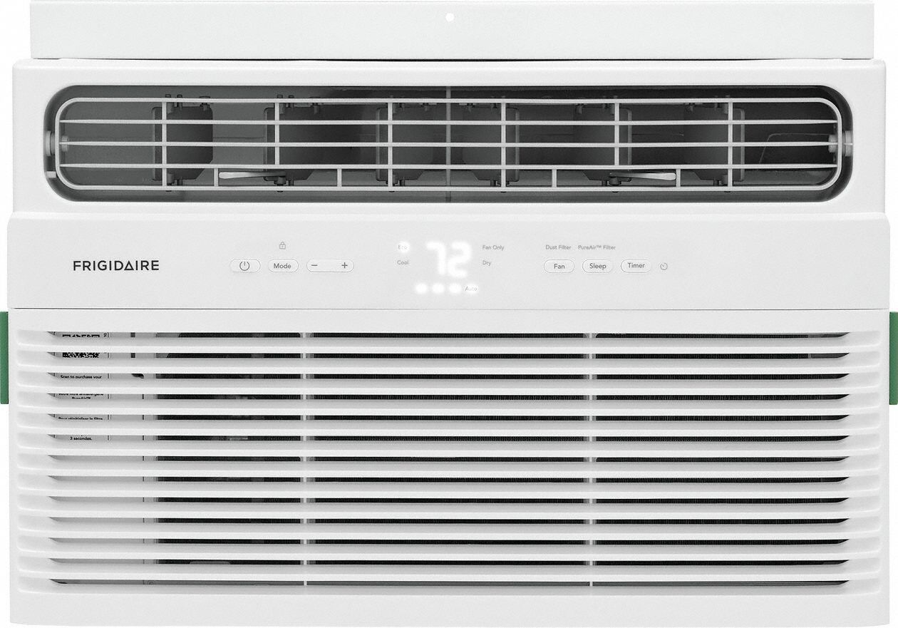 Window Air Conditioner: 150 sq ft – 250 sq ft, 6, 000 BtuH, 115V AC, 5-15P, Cooling Only