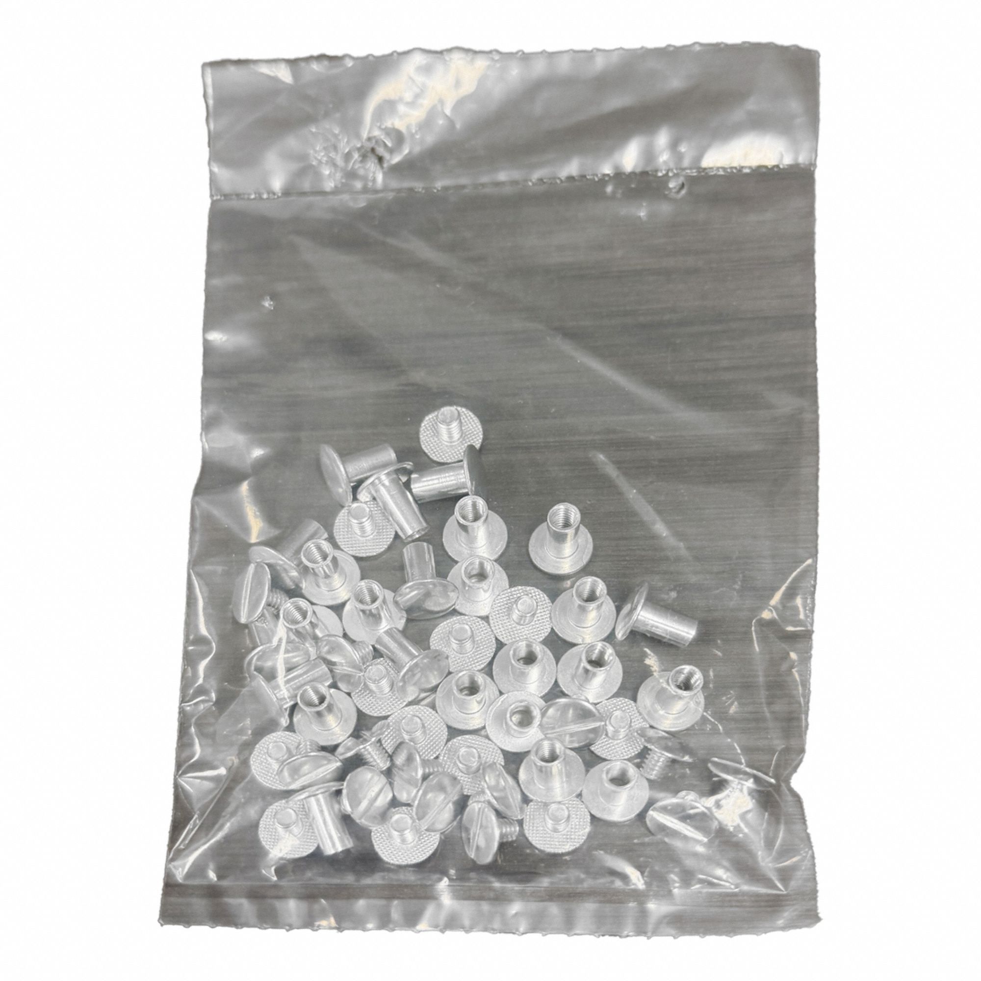 Binding Post: #8-32 Thread Size, 13/64 in Brl Dia, 3/8 in Brl Lg, Aluminum, Truss Brl Hd, 25 PK