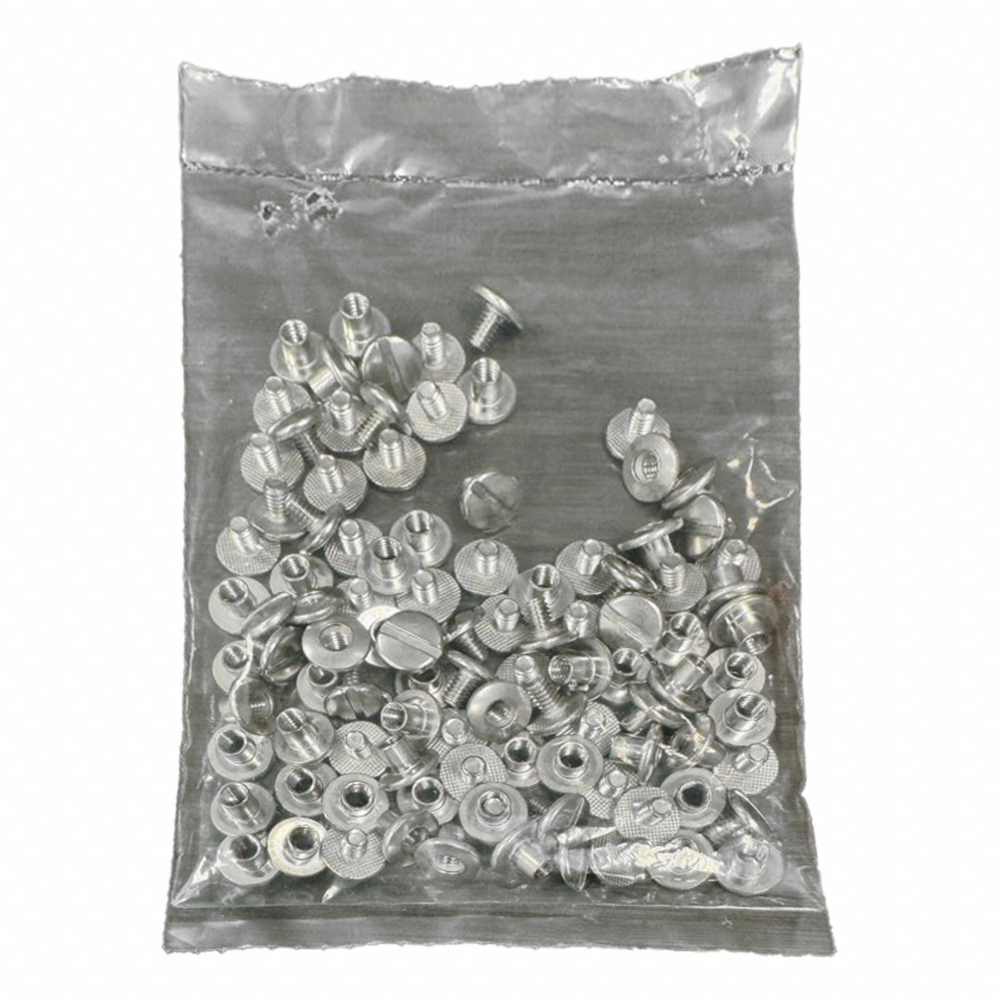 Binding Post: #8-32 Thread Size, 13/64 in Brl Dia, 3/16 in Brl Lg, Stainless Steel, No Drive, 50 PK