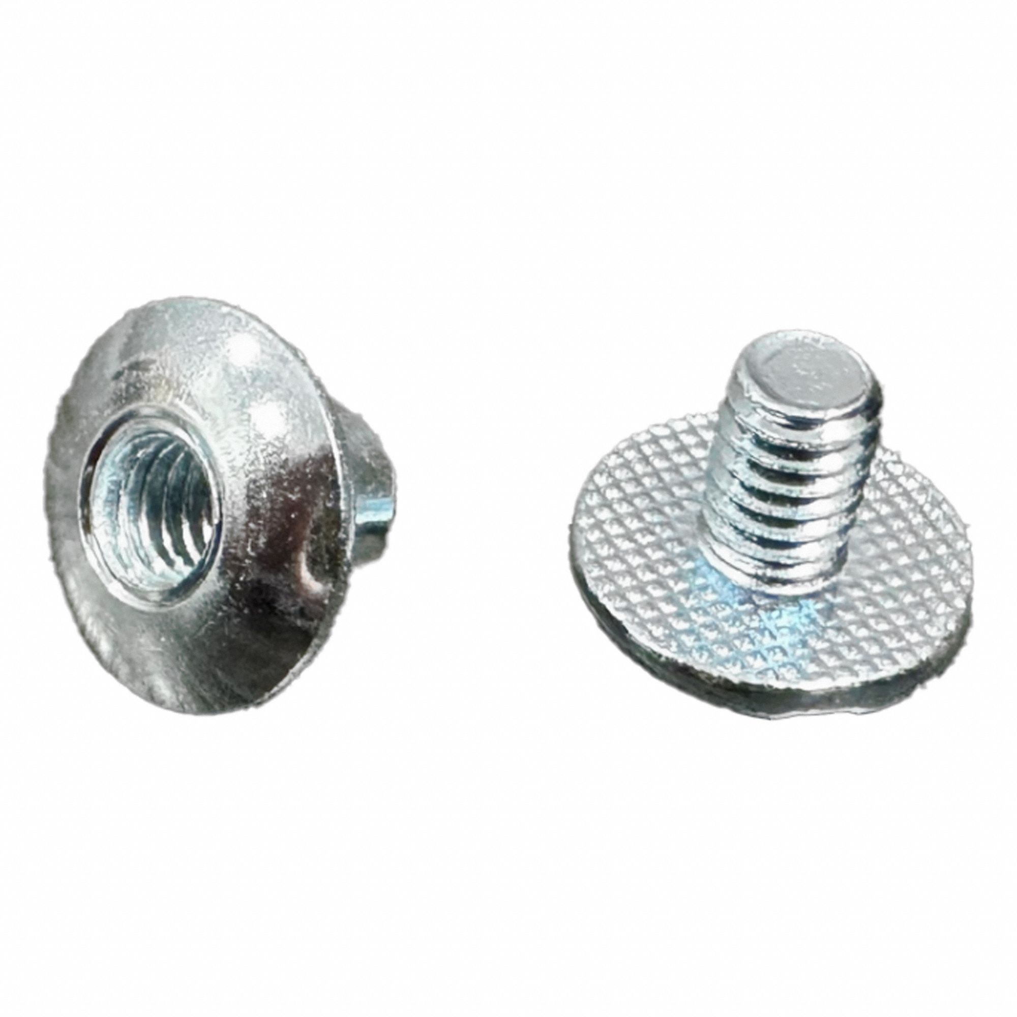 Binding Post: #8-32 Thread Size, 13/64 in Brl Dia, 3/16 in Brl Lg, Steel, Zinc-Plated, 50 PK