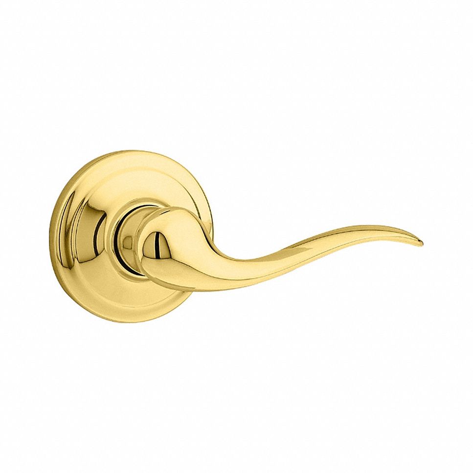 Door Lever Lockset: Passage Lever Locksets/Storeroom Lever Locksets, Brass, ADA Compliant