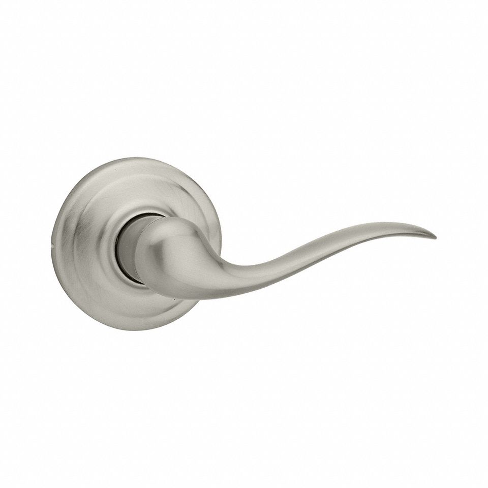 Door Lever Lockset: Passage Lever Locksets/Storeroom Lever Locksets, Nickel, ADA Compliant
