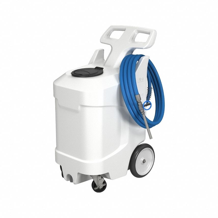 Cordless Walk-Behind Sprayer: Boom and Spot, 30 gal Tank, Poly Tank, 80 psi