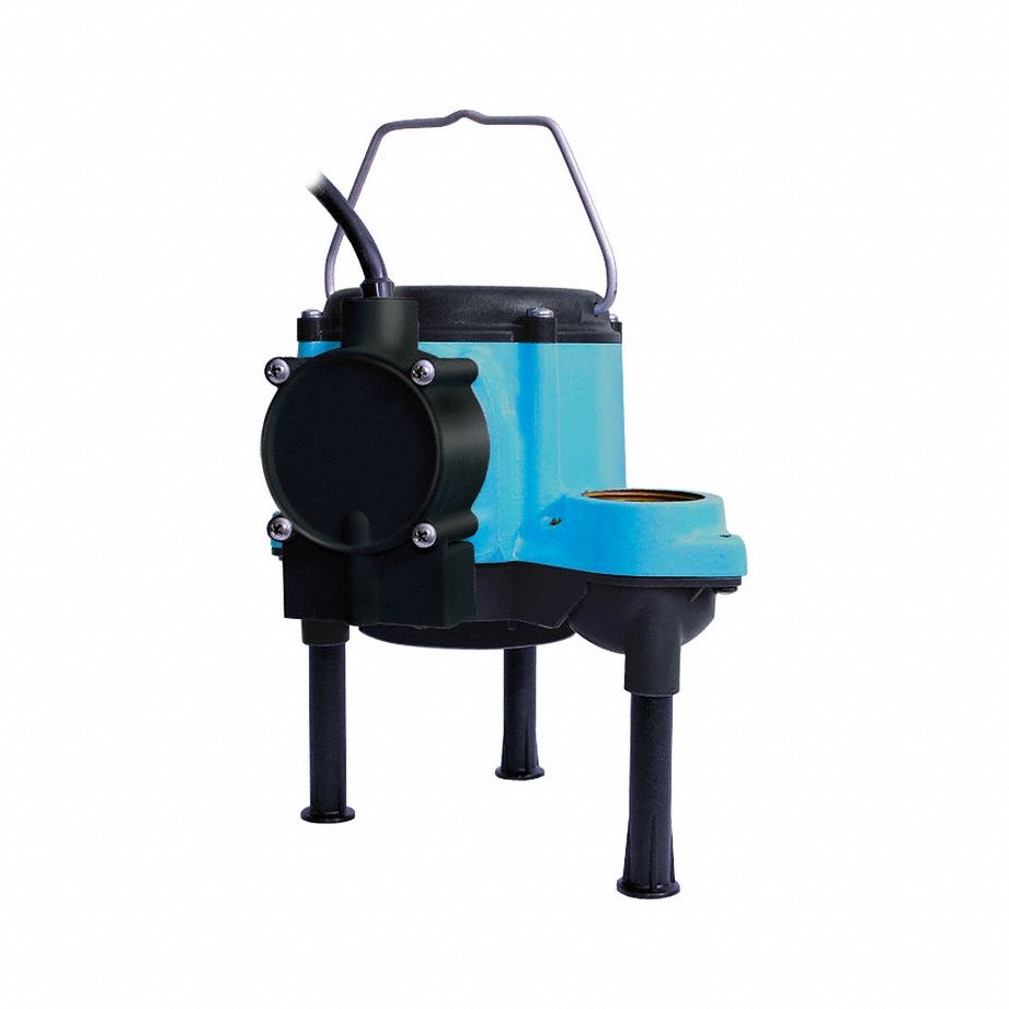 Submersible Sump Pump: 1/3 hp, 230V AC, 29 gpm Flow Rate @ 10' of Head, 1 1/2 in FNPT