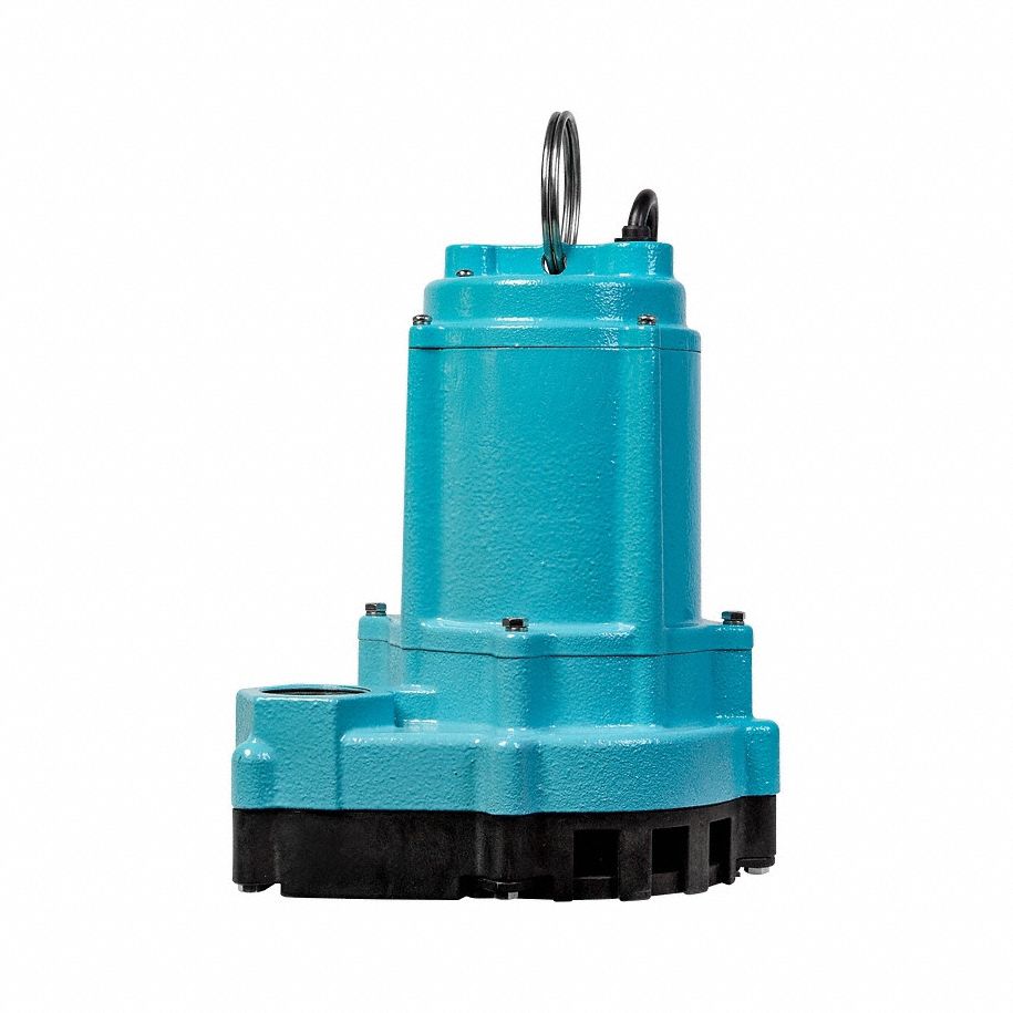 Effluent Pump: 1/2 hp, 208 to 230V AC, Single Phase, 63 gpm Flow Rate @ 10' of Head