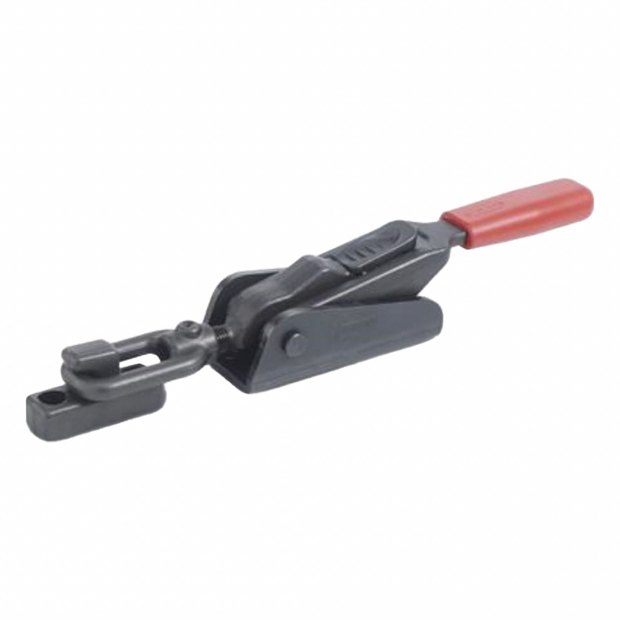 Latch Type Toggle Clamp: Horizontal, Includes Locking Handle, 22 mm Hook Adjustment - Max