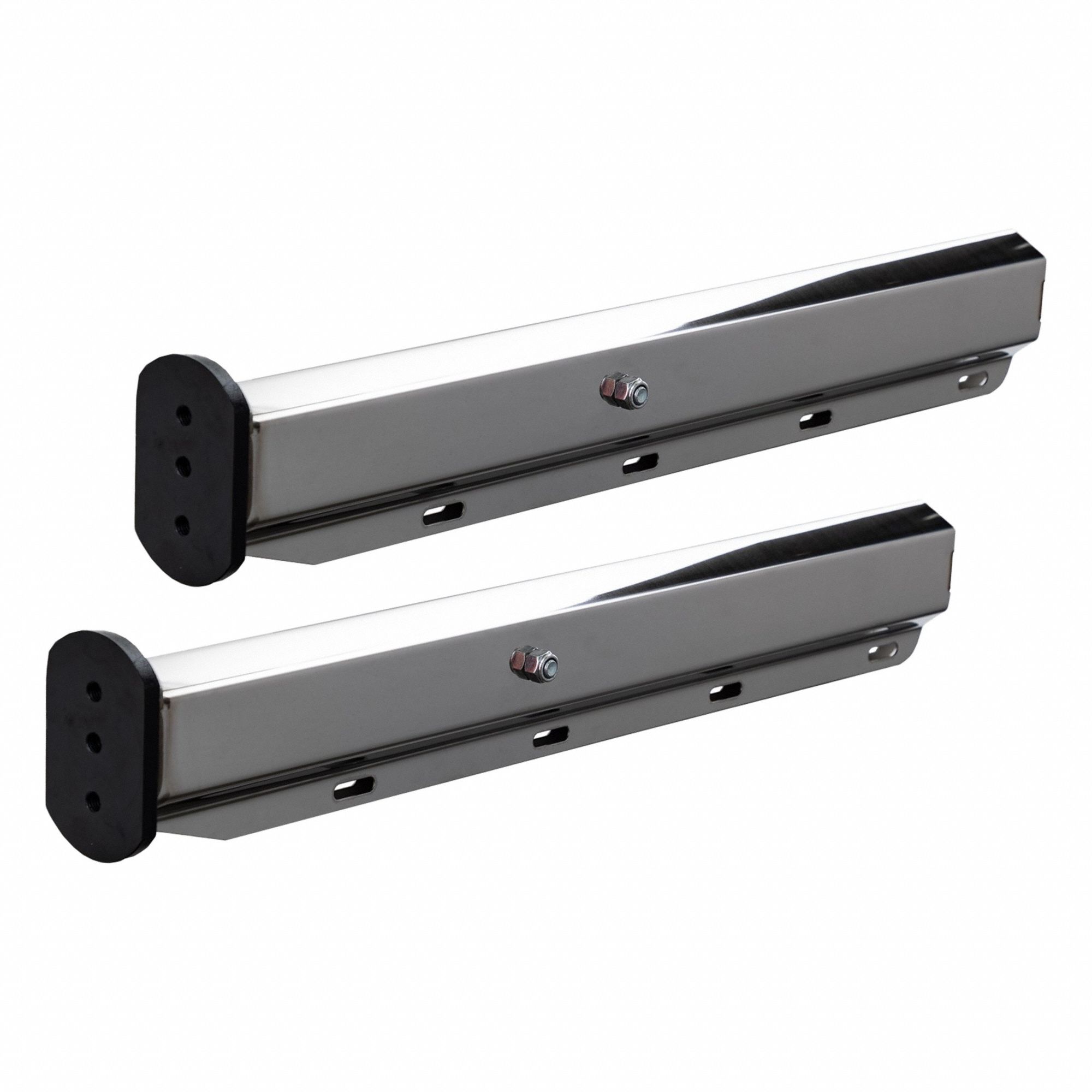 Mudflap Hanger: Steel, 2 11/16 in Overall Wd, 4 5/8 in Overall Ht, Mud Flap Clamp