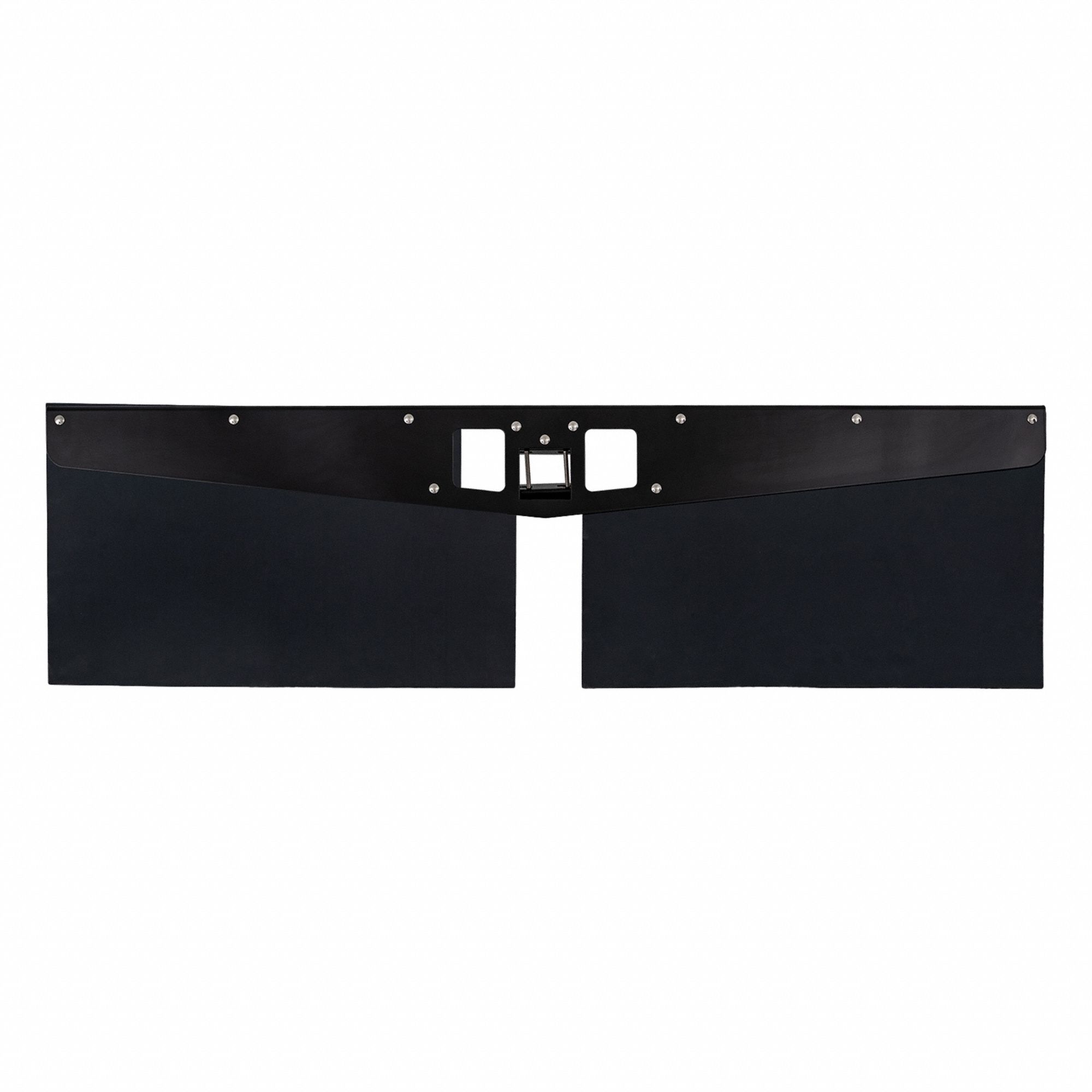 Stone Guard: Steel, 72 in Overall Wd, 15 in Overall Ht, Mud Flap Clamp