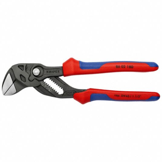 Knipex 10" Cobra & Adjustable Pliers Wrench Set With Black Finish Hybrid Germany
