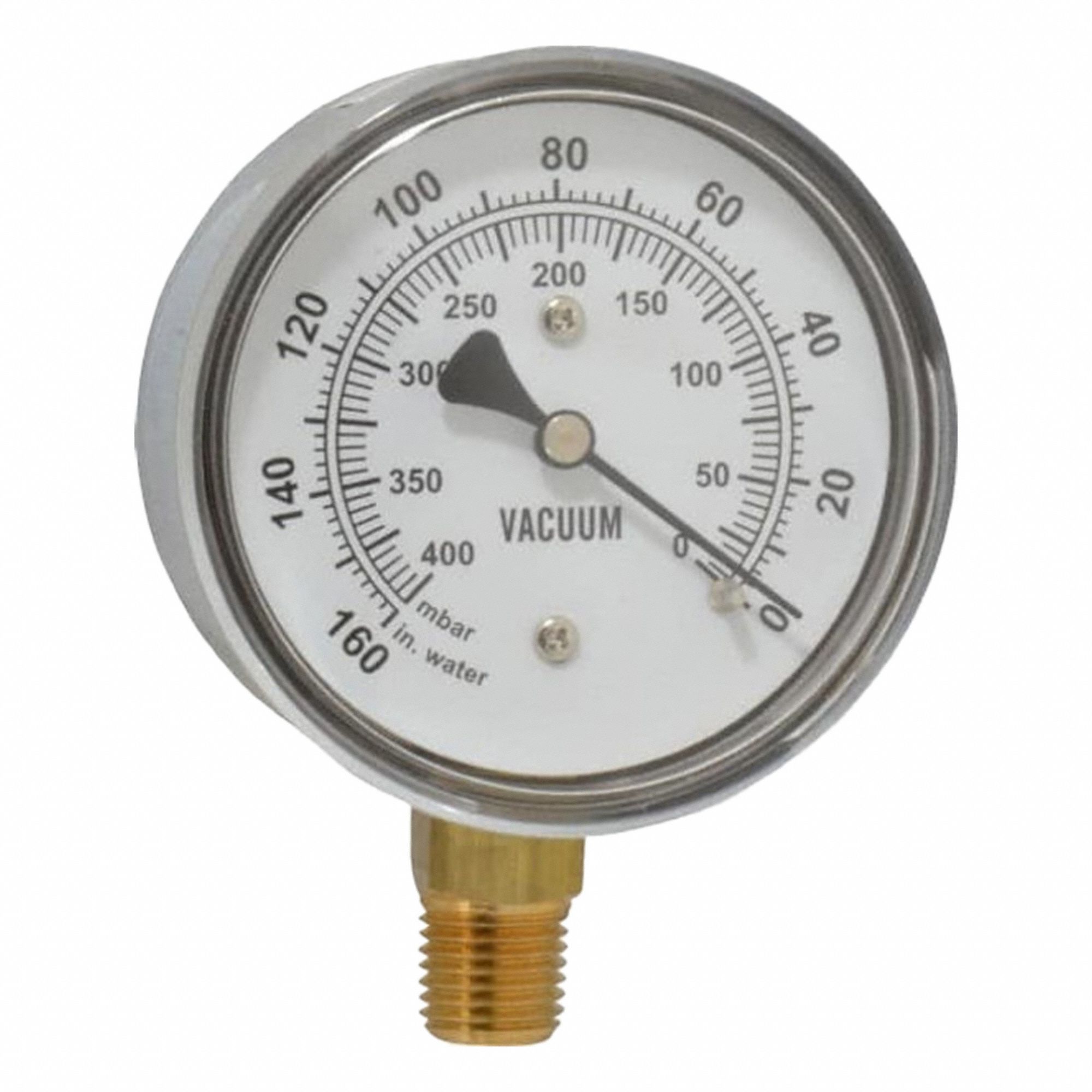 Blower Relief Valve: Vacuum, 2.68 in Outside Dia, 1/4 in (M)NPT Inlet Size