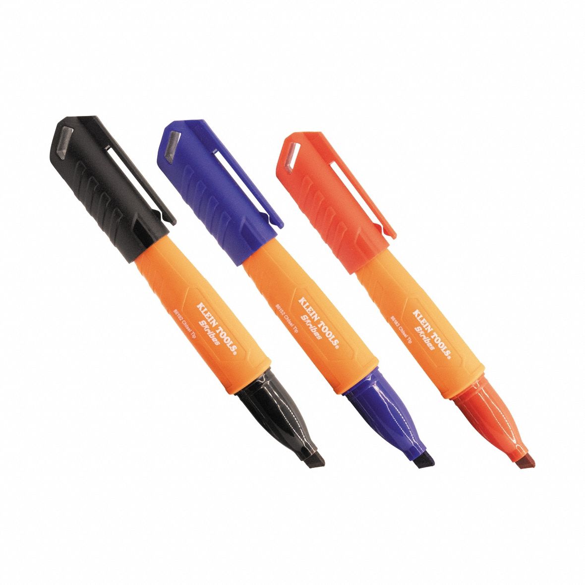 Perm. Marker Chisel Tip Mlt-Color PK3