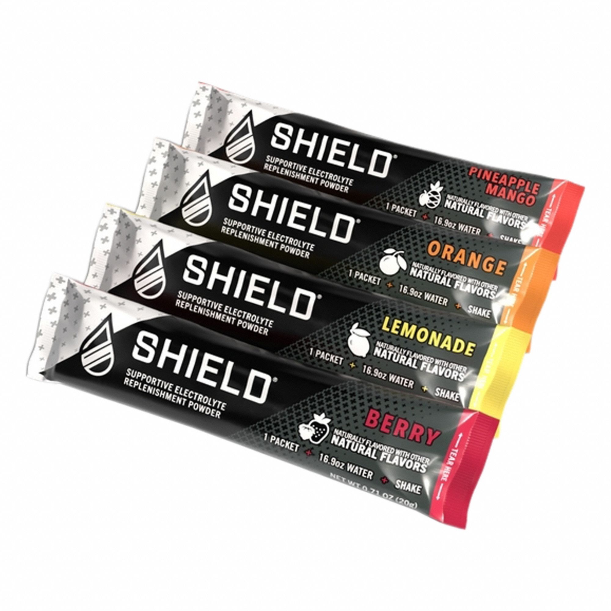 Sports Drink Mix: Berry/Lemonade/Orange/Pineapple Mango, Single-Serve, Low-Sugar, 100 PK