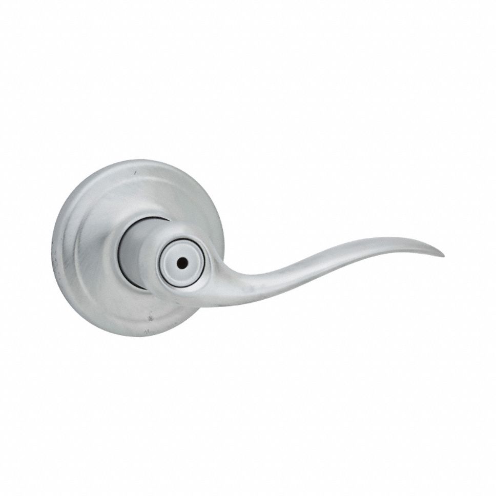 Door Lever Lockset: Privacy Lever Locksets, Chrome, ADA Compliant