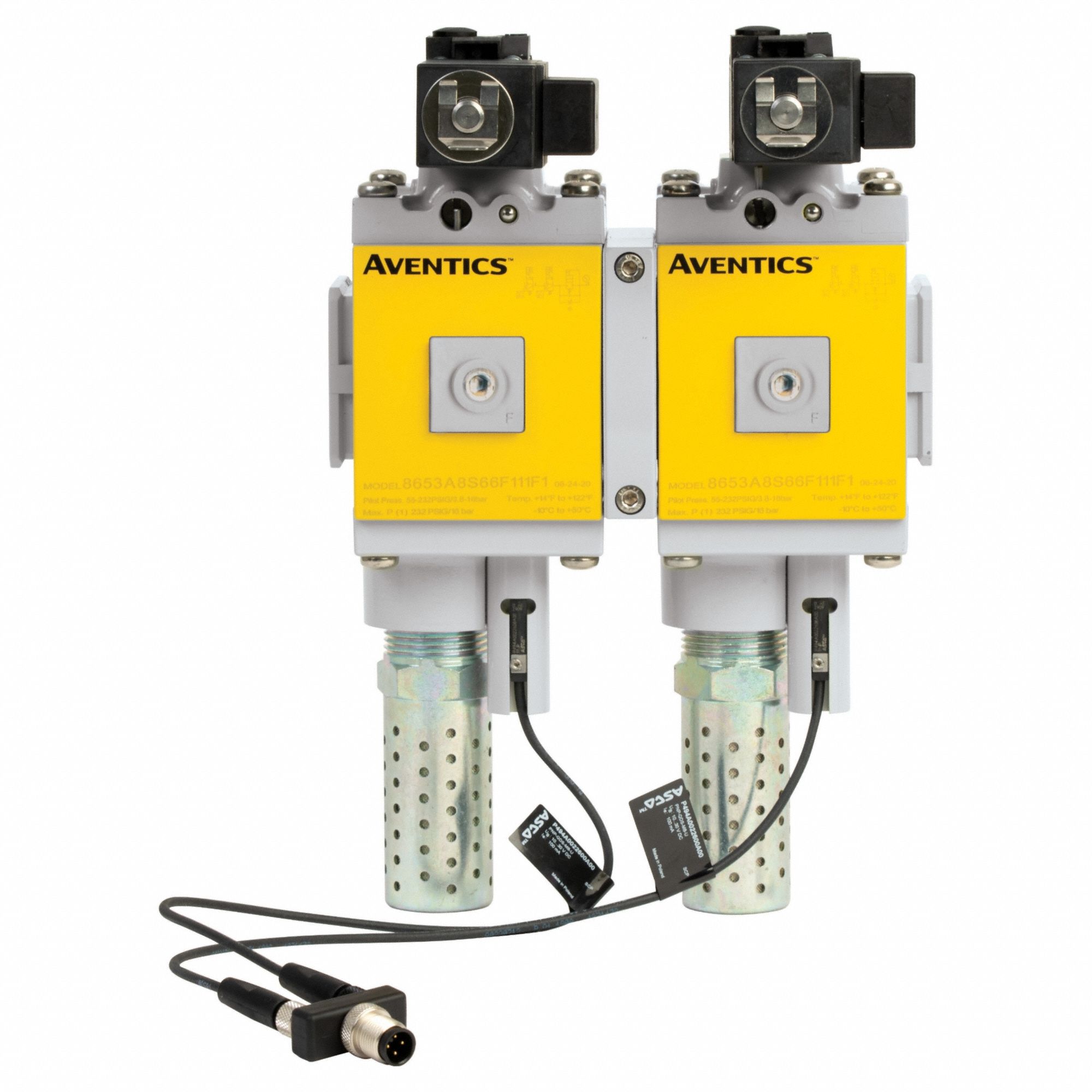 Redundant Safety Exhaust Valve: 1 in NPT, 1 in NPT Outlet Size, 232 psi Max Op Pressure