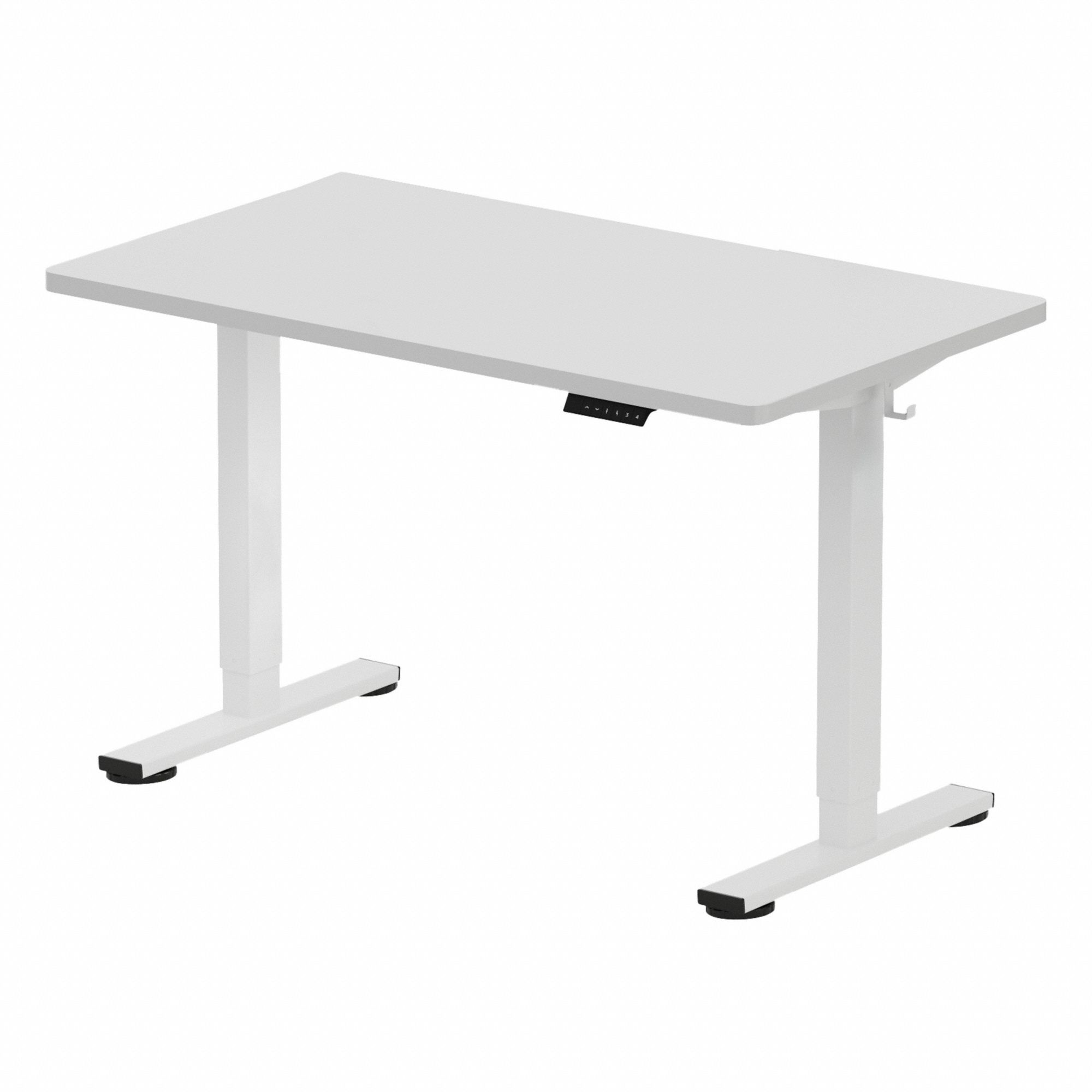 Desk Electric Adjustable White 48x24