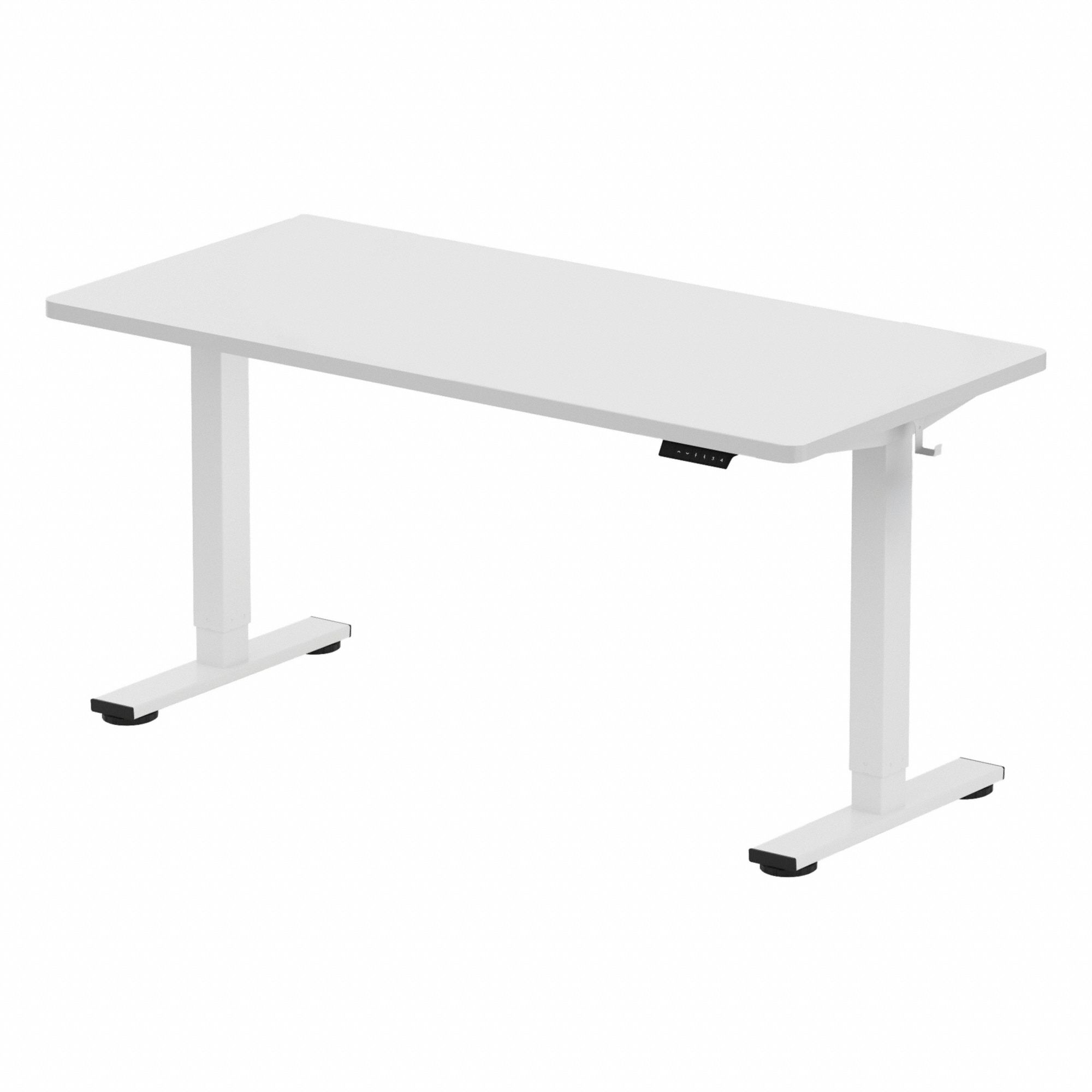 Desk Electric Adjustable White 60x24