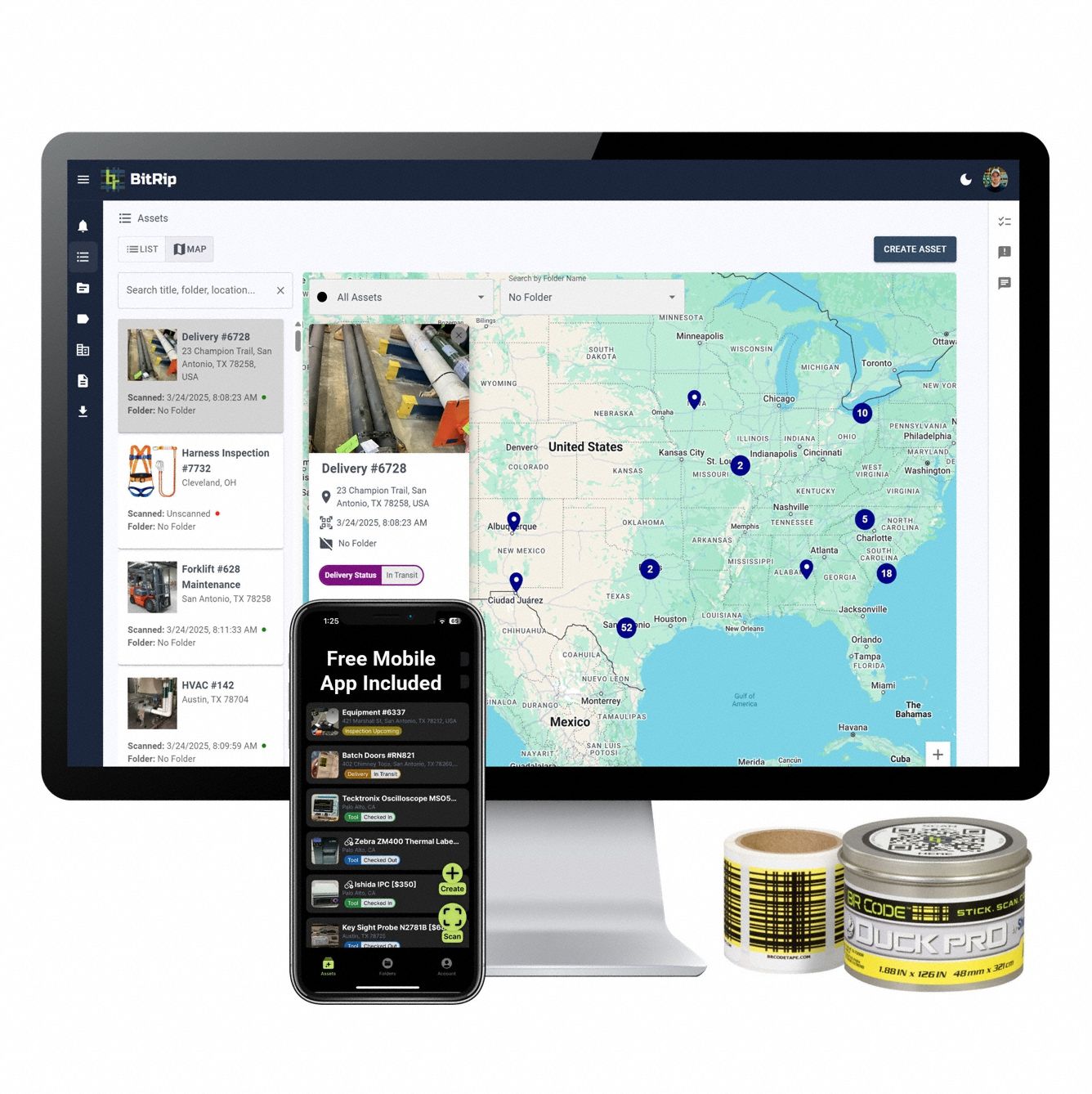 Permanent Scannable Labels