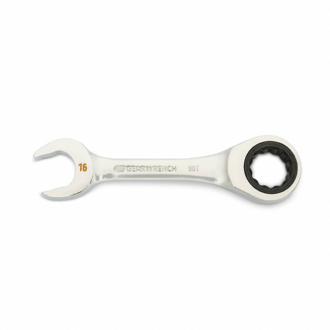Stubby Combination Ratchet 12 Pt 16 mm