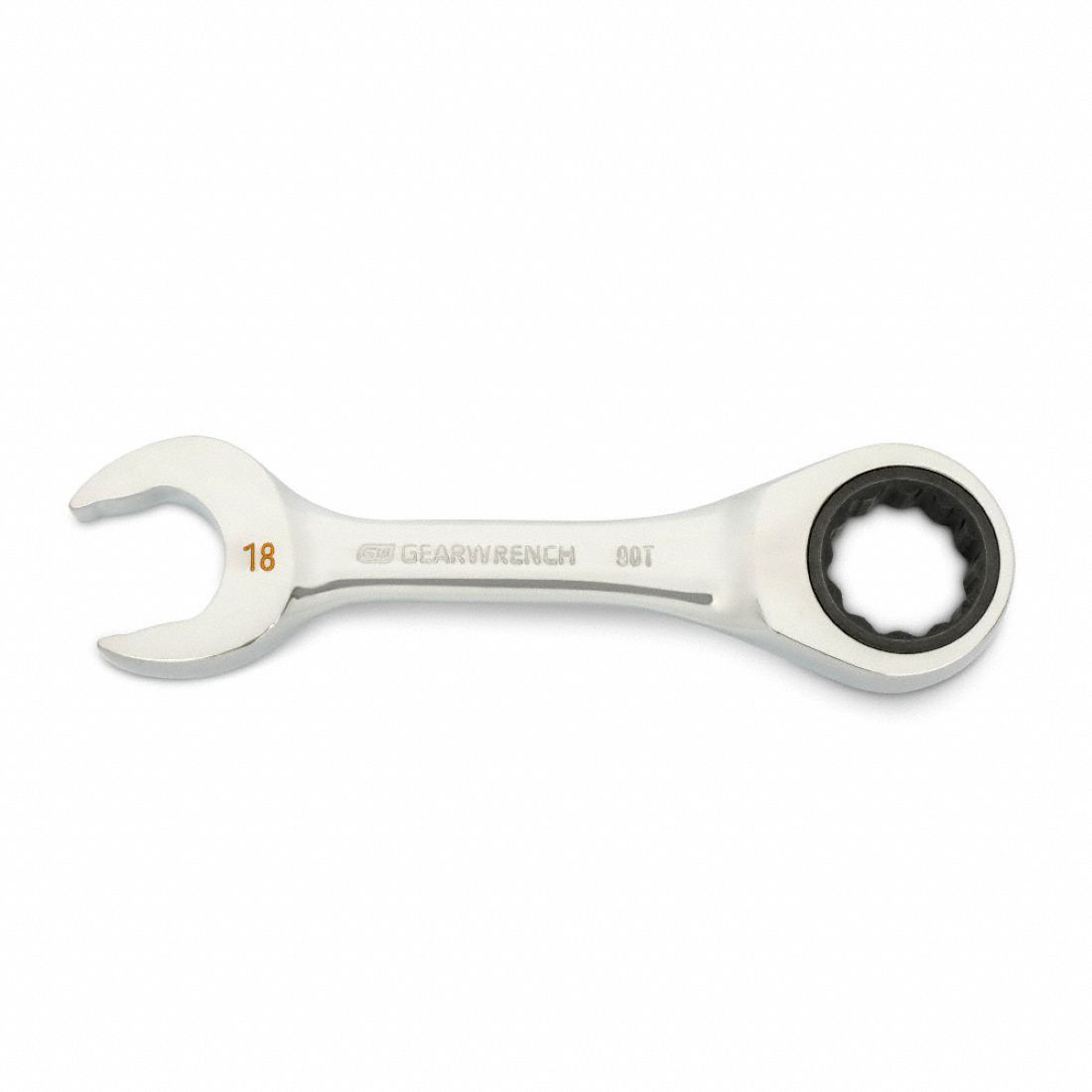 Stubby Combination Ratchet 12 Pt 18 mm