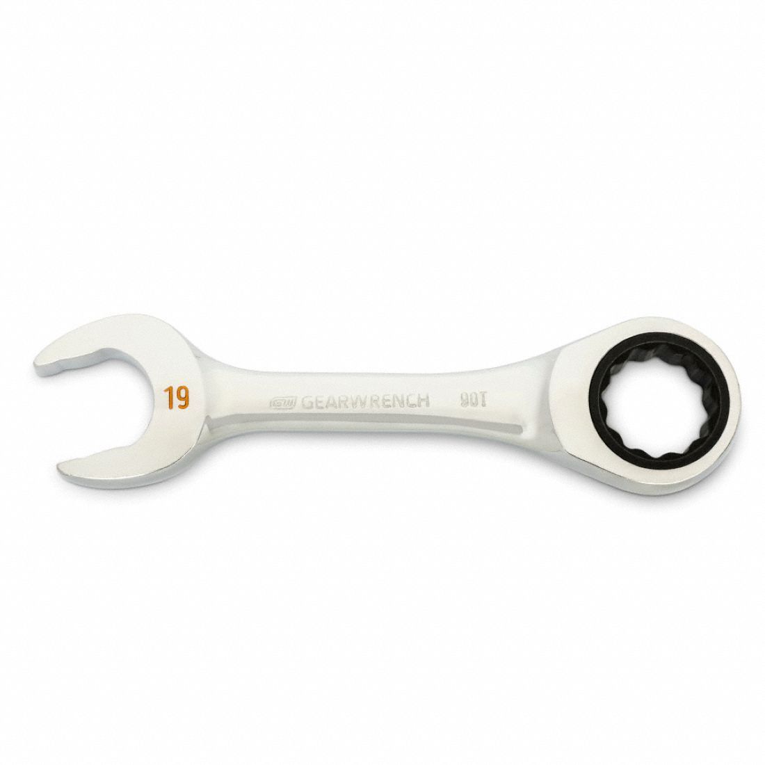 Stubby Combination Ratchet 12 Pt 19 mm