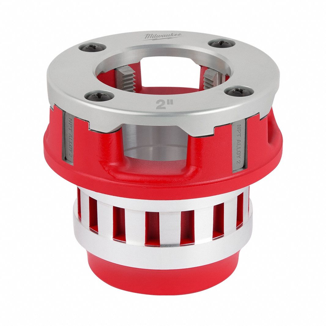 Pipe Threading Die Head: 12R, For 2 in Pipe, NPT, Alloy, Right Hand