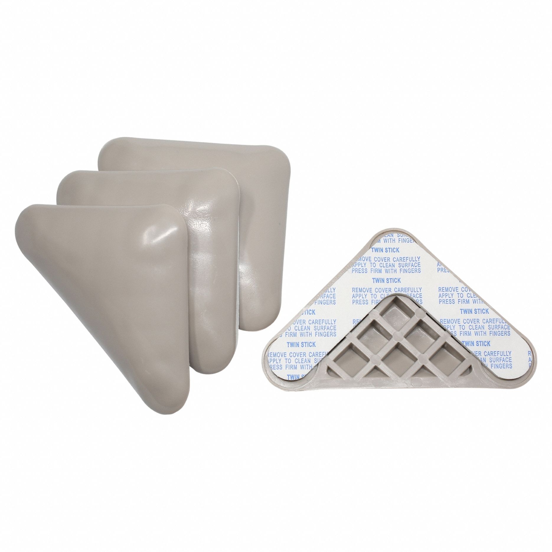 MASTER CASTER, 4 1/2 in Lg, 3 1/2 in Wd, Furniture Glides 1APV387006 Grainger