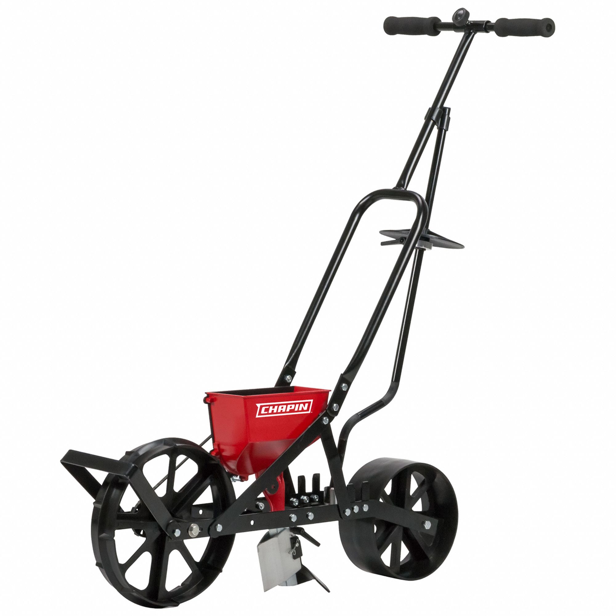MANUAL WALK-BEHIND SPREADER, LANDSCAPE, LAWN AND AGRICULTURE, 3.3 LB CAPACITY, STEEL, 4 FT
