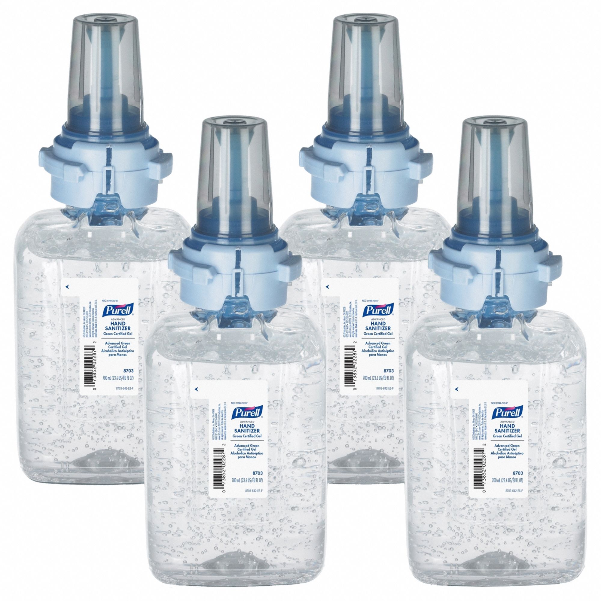 Hand Sanitizer 700 mL Fragrance Free PK4