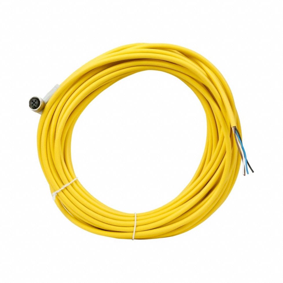 Cordset: 4 pin M12, PVC, 32 13/16 ft Cable Lg