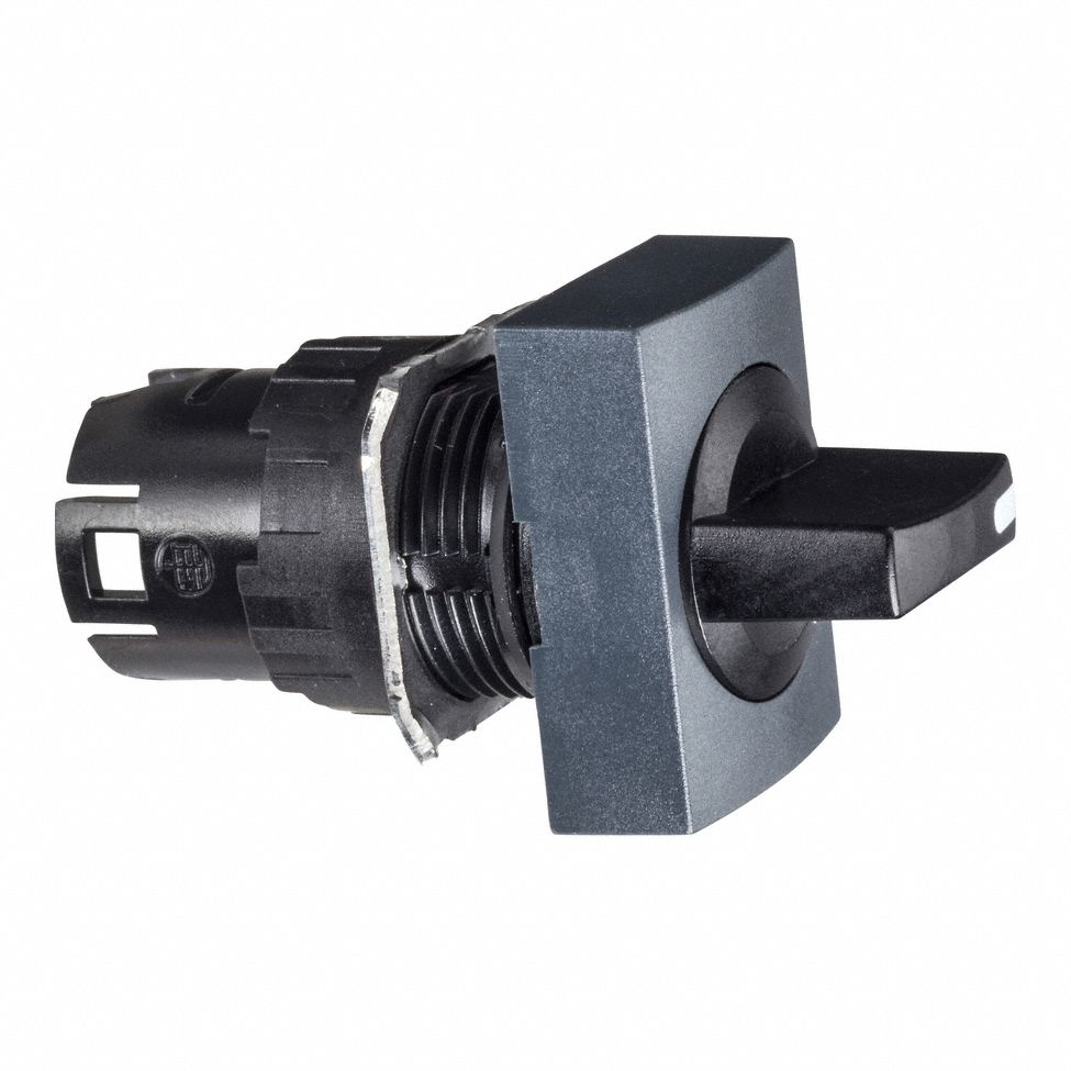 ShortHandleSelectorSwitch, Blk, 3Pos, 16mm