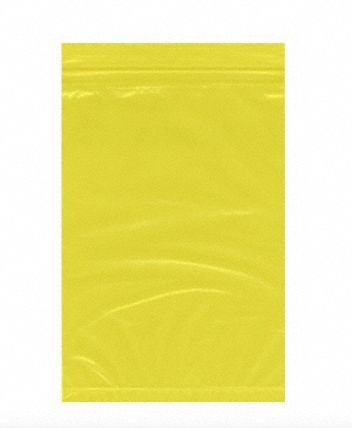 Yellow, 2 mil Thick, Packaging Bag - 871AU1|GY9x12YellowTint-SP - Grainger