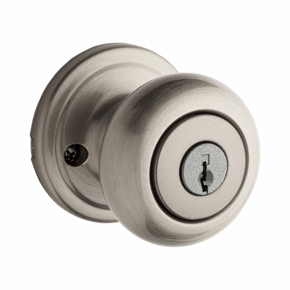 Door Knob Lockset: Office Knob Locksets, Nickel