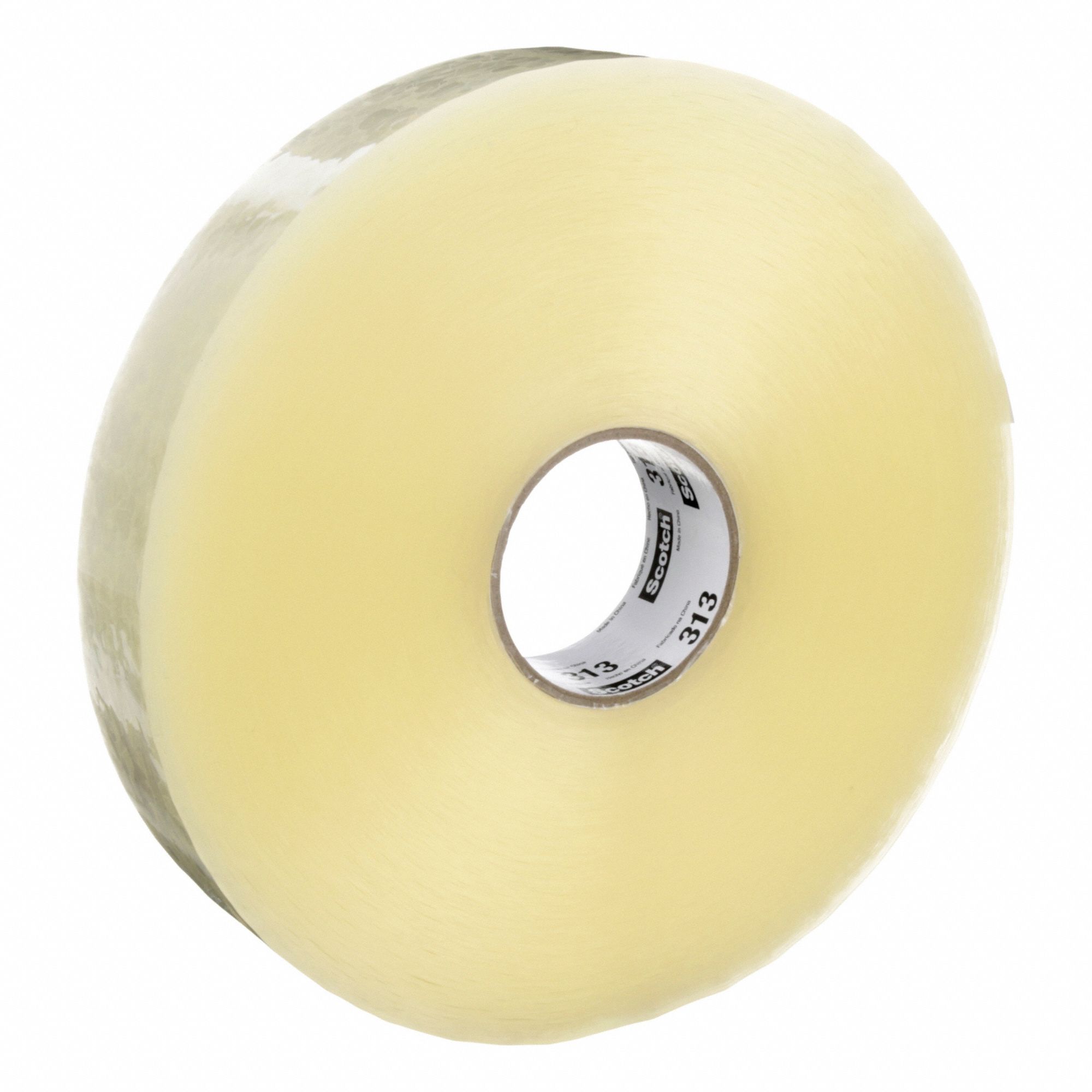 Box Sealing Tape, PK 6: 2.6 mil Tape Thick, 2 in x 1000 yd, 2 in, Clear, 313, 6 PK