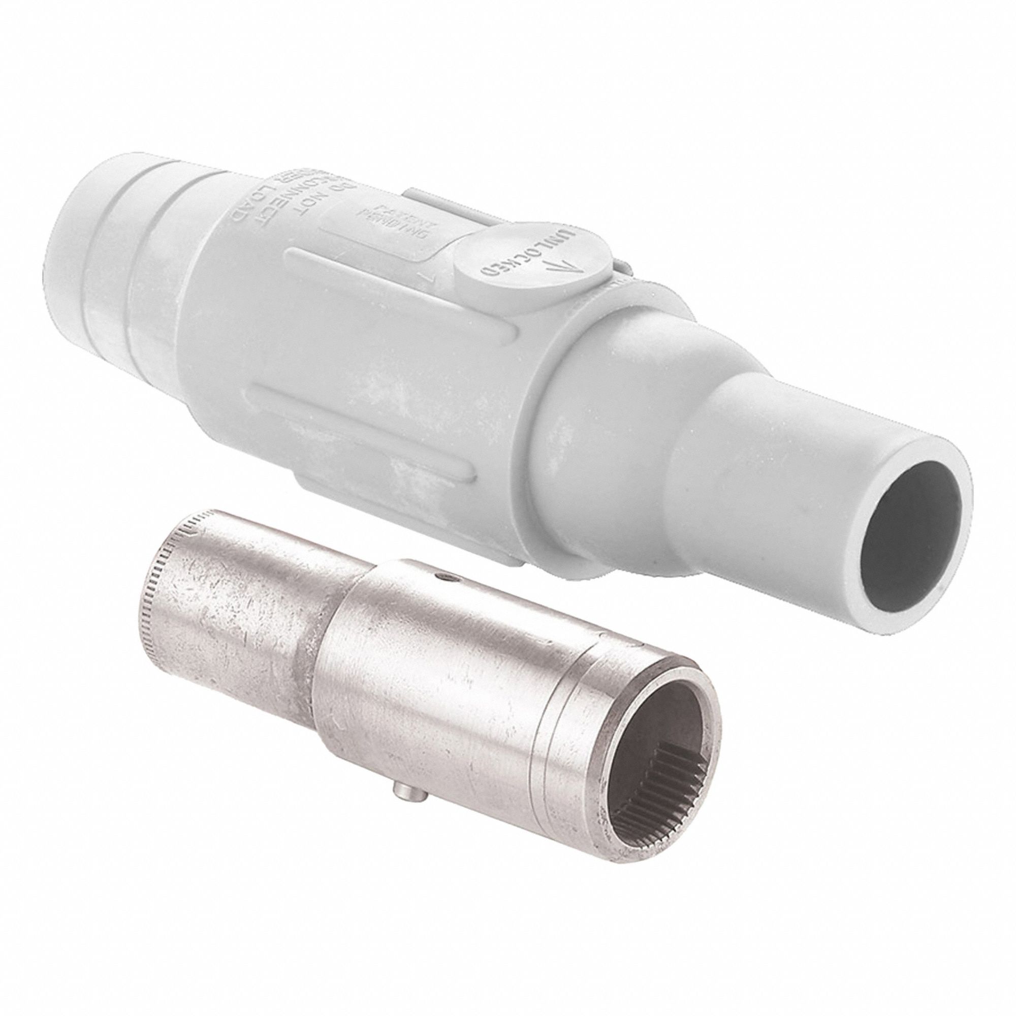Female Plug: Female Connector, 600 A, White