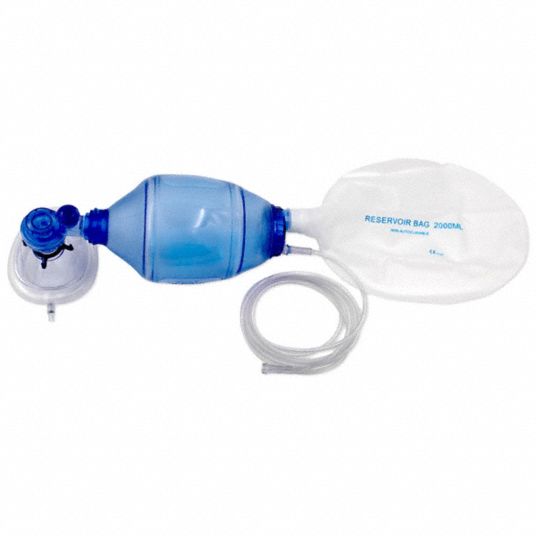 EMI BVM Bag Resuscitator Mask: BVM Resuscitator, Adult, Disposable ...