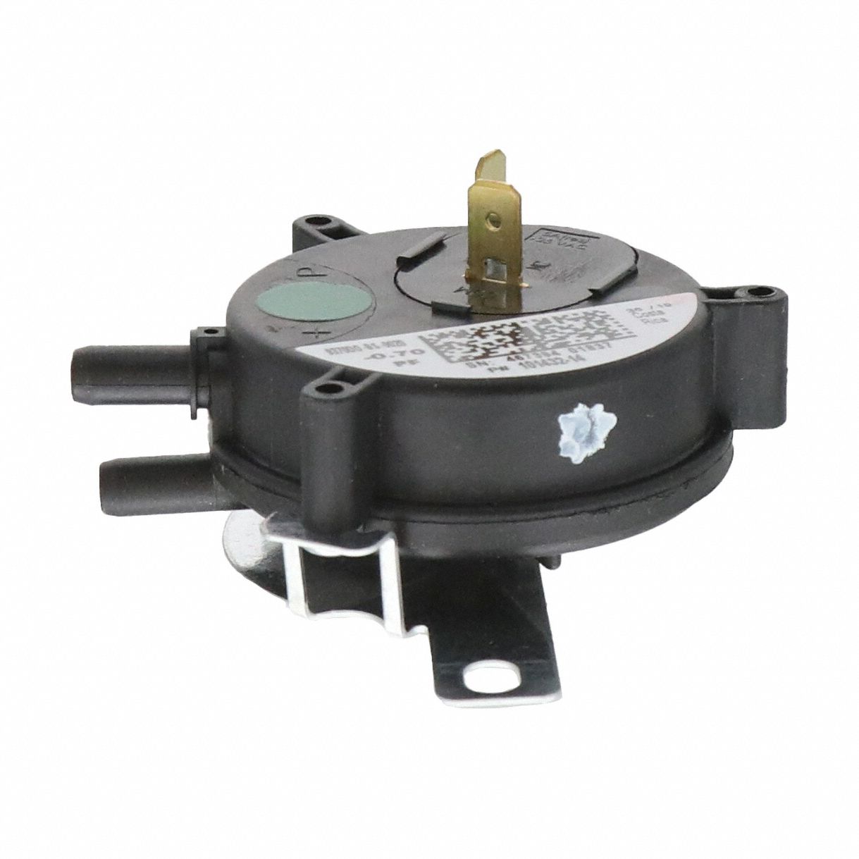 Pressure Switch: Fixed, Auto Reset, Open Mounted, SPST, 1/4 in Sample Line Connection Size, Barb