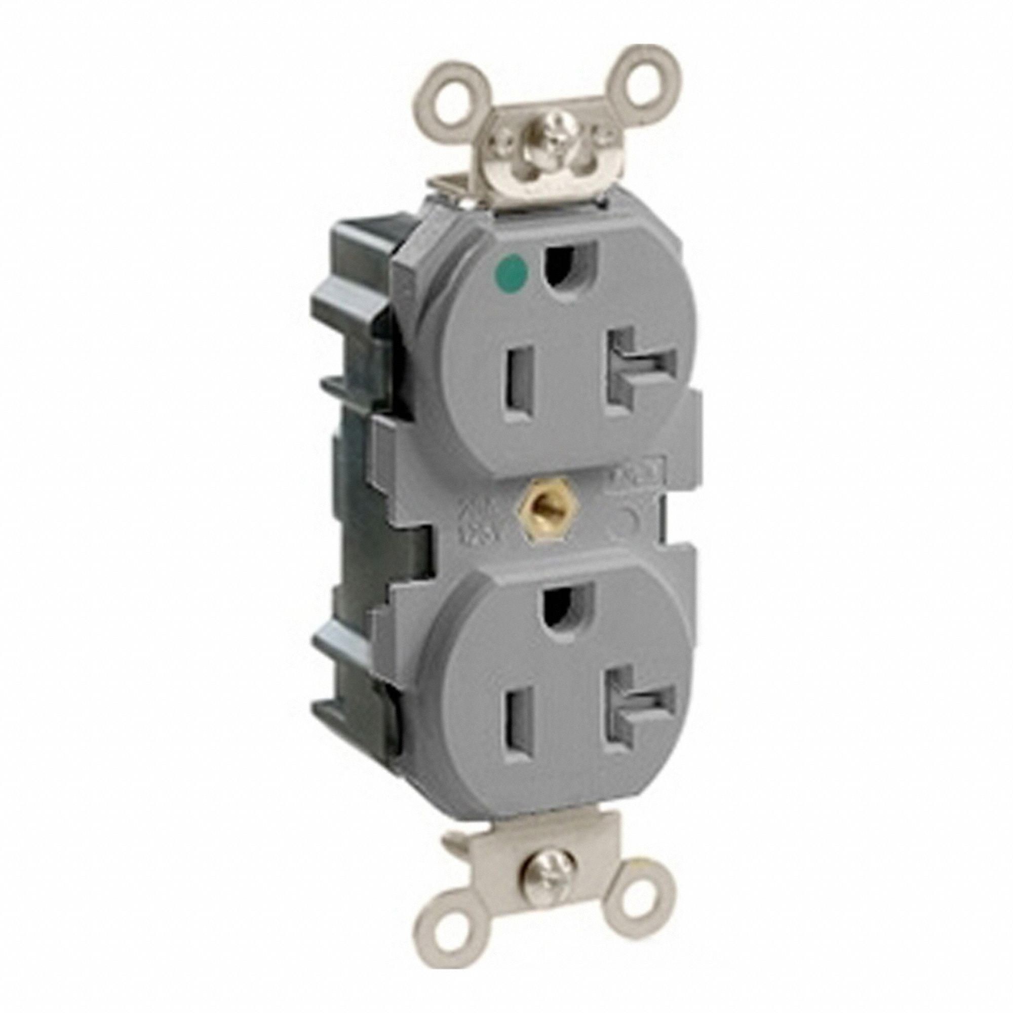 Lev-Lok Dup 20A 125V HG/TR Gry