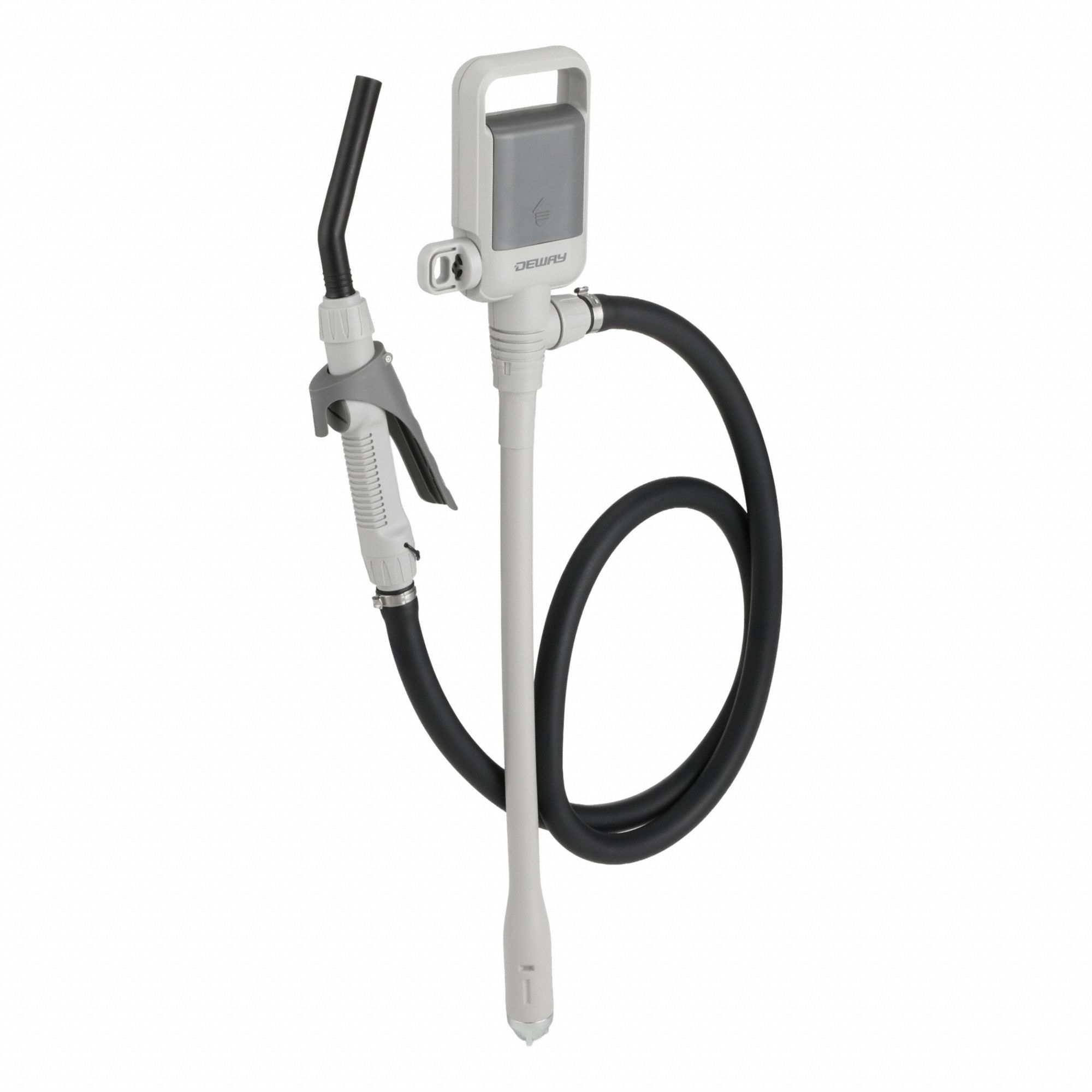 Battery Operated Pump: D Battery Size, 2.4 gpm Max. Flow Rate, 10 cps Max. Viscosity, 1.5 V