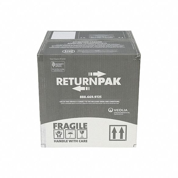 Aerosol Can Recycling Box: Aerosol Cans, 40 Cans, 20 lb Wt Capacity