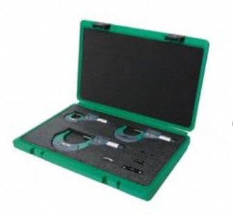 Micrometer Set: +/-0.00010in/+/-0.00015in