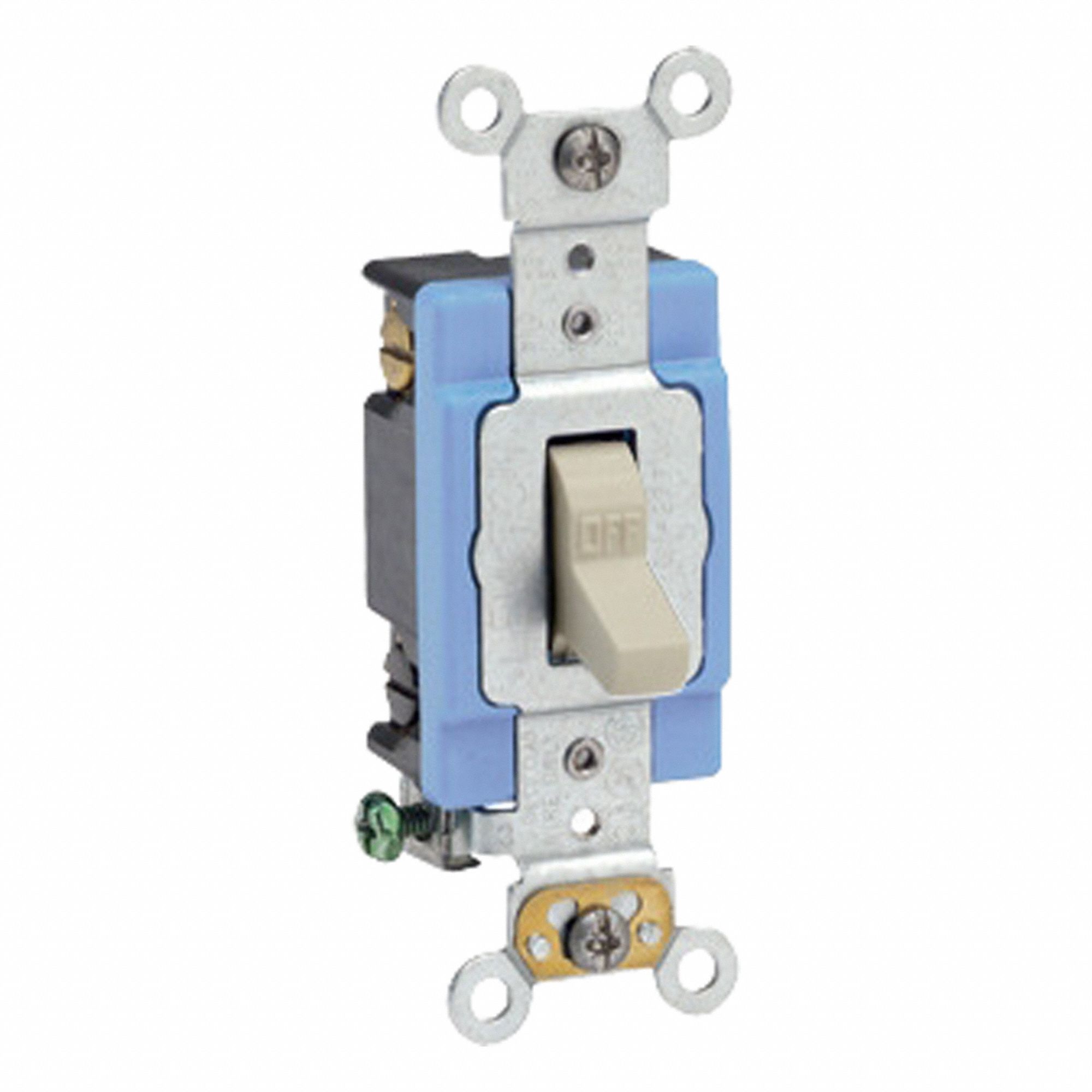 Wall Switch 1/2 hp Toggle 15 A Ivory