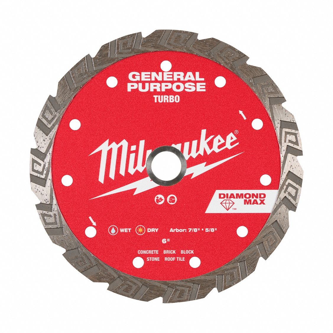 LAME SCIE DIAMANTEE, TURBO, 6 PO