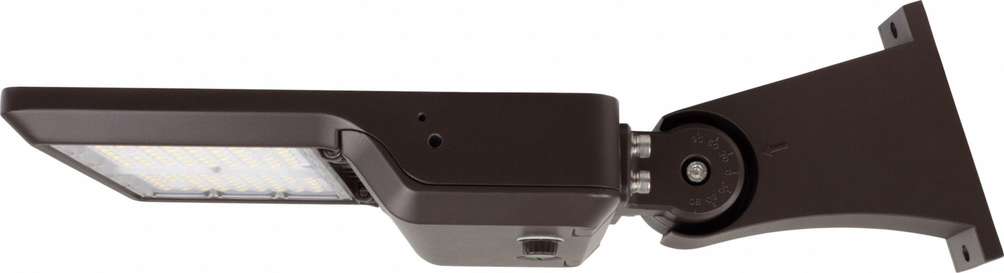 Street Light: LED, Arm Mount, 9, 968 lm_10, 623 lm_11, 197 lm, 3000K/4000K/5000K, 80 W, 120 to 277V AC