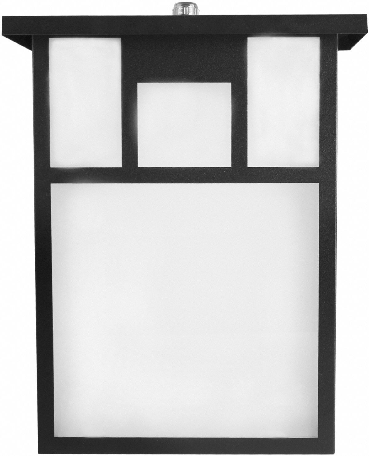 Outdoor Lantern: LED, 815 lm, 2700K, 14 W, 120V AC, Type V, 9 3/4 in Overall Ht