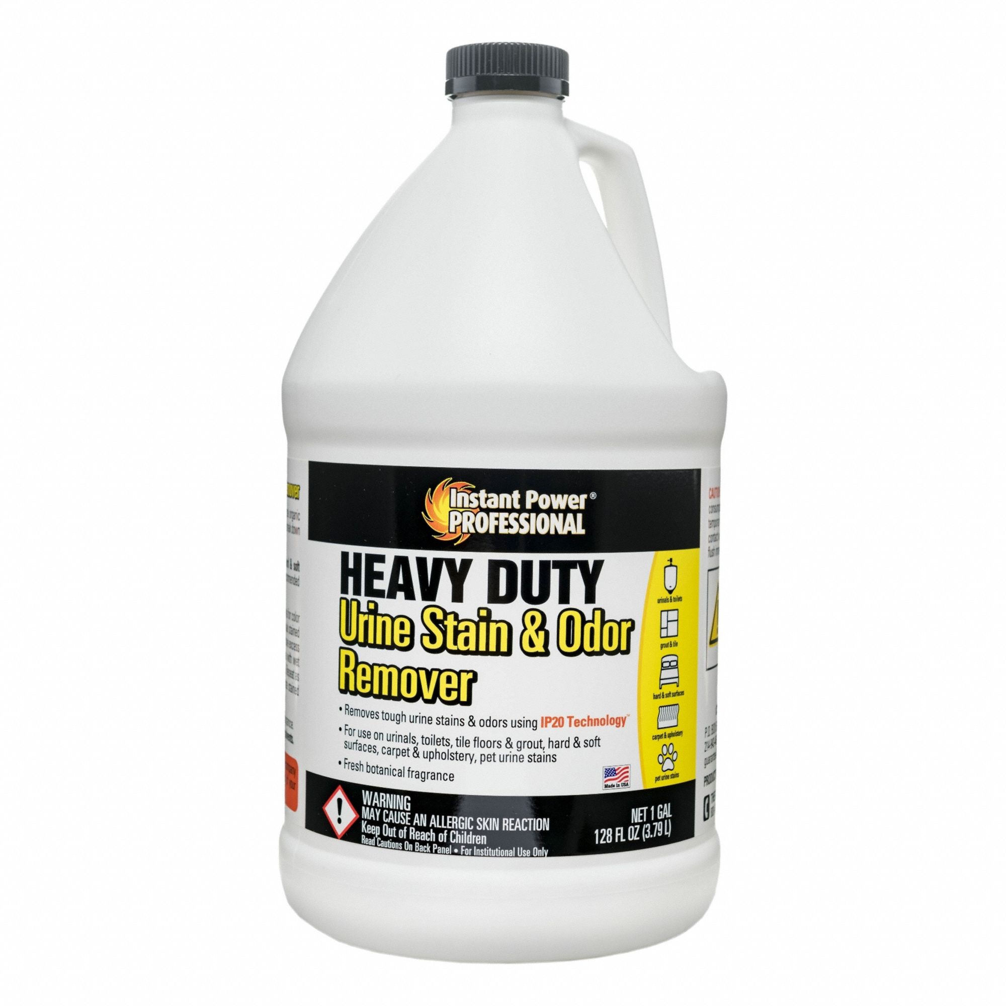 Urine Stain and Odor Remover: Jug, 1 gal, Liquid, Fresh