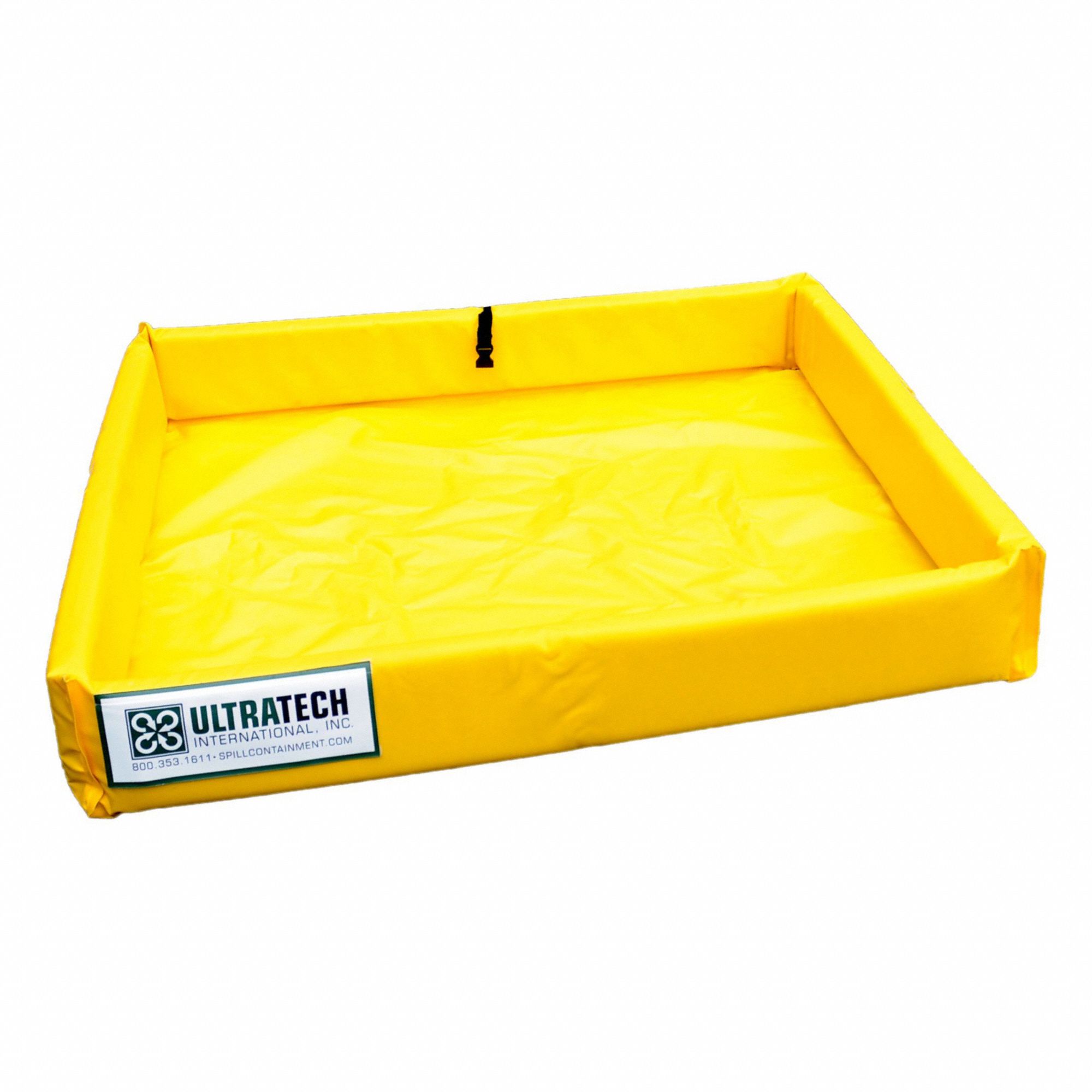 Spill Containment Tray: 75 gal Spill Capacity, 3 ft Lg, 36 in Wd, 6 in Ht, Yellow