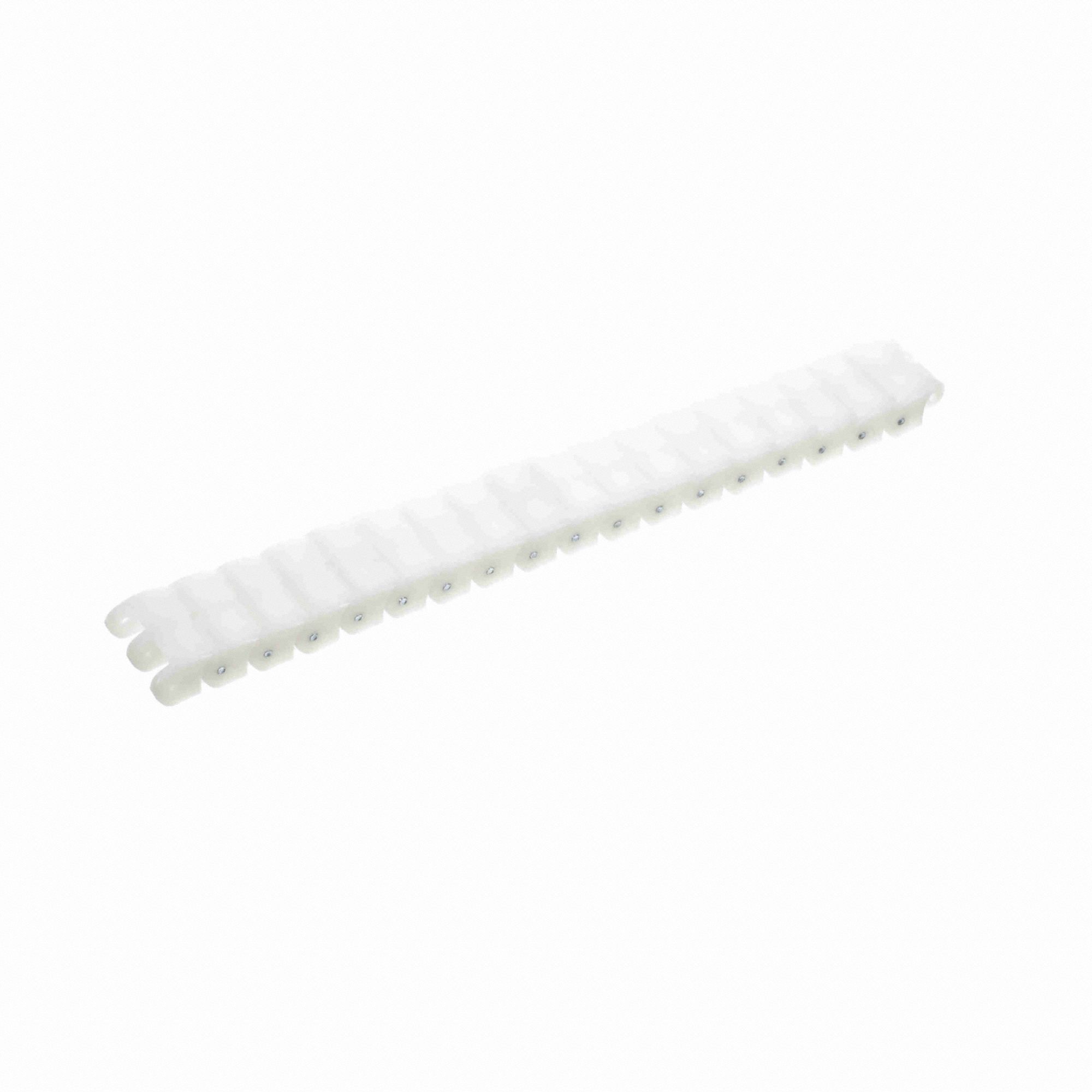 Coupling Chain: N618, 13.5 in Chain Lg, 3/4 in Pitch, Delrin, 0.994 in Chain Overall Wd