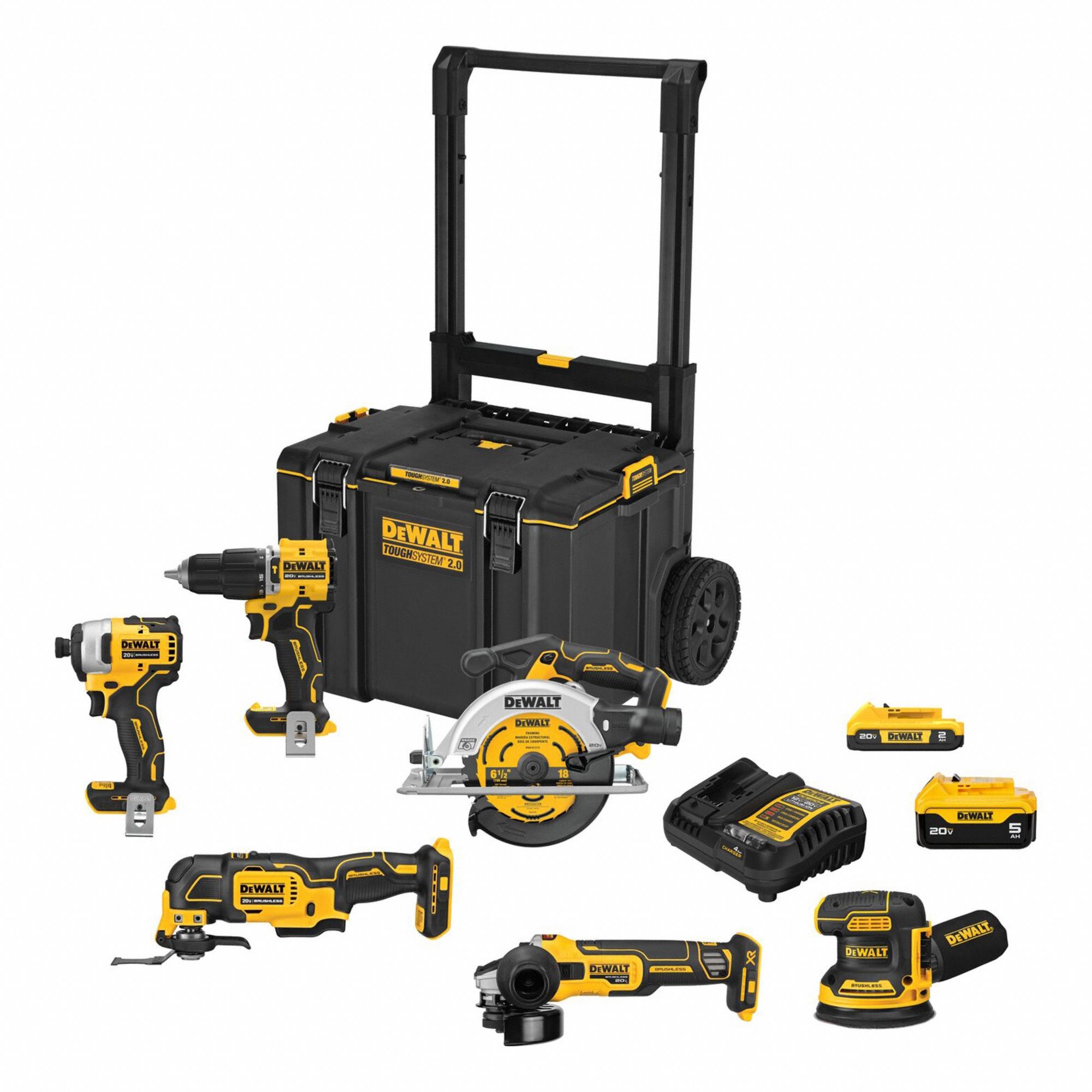 Cordless Combination Kit: 6 Tools, 20 V DC Volt, Battery Included, 20V MAX*, 20V MAX*