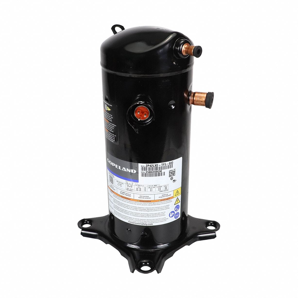 COPELAND, Mfr Part # ZP42LXE-TF5-800, Compressor - 889TR9|ZP42LXE-TF5 ...