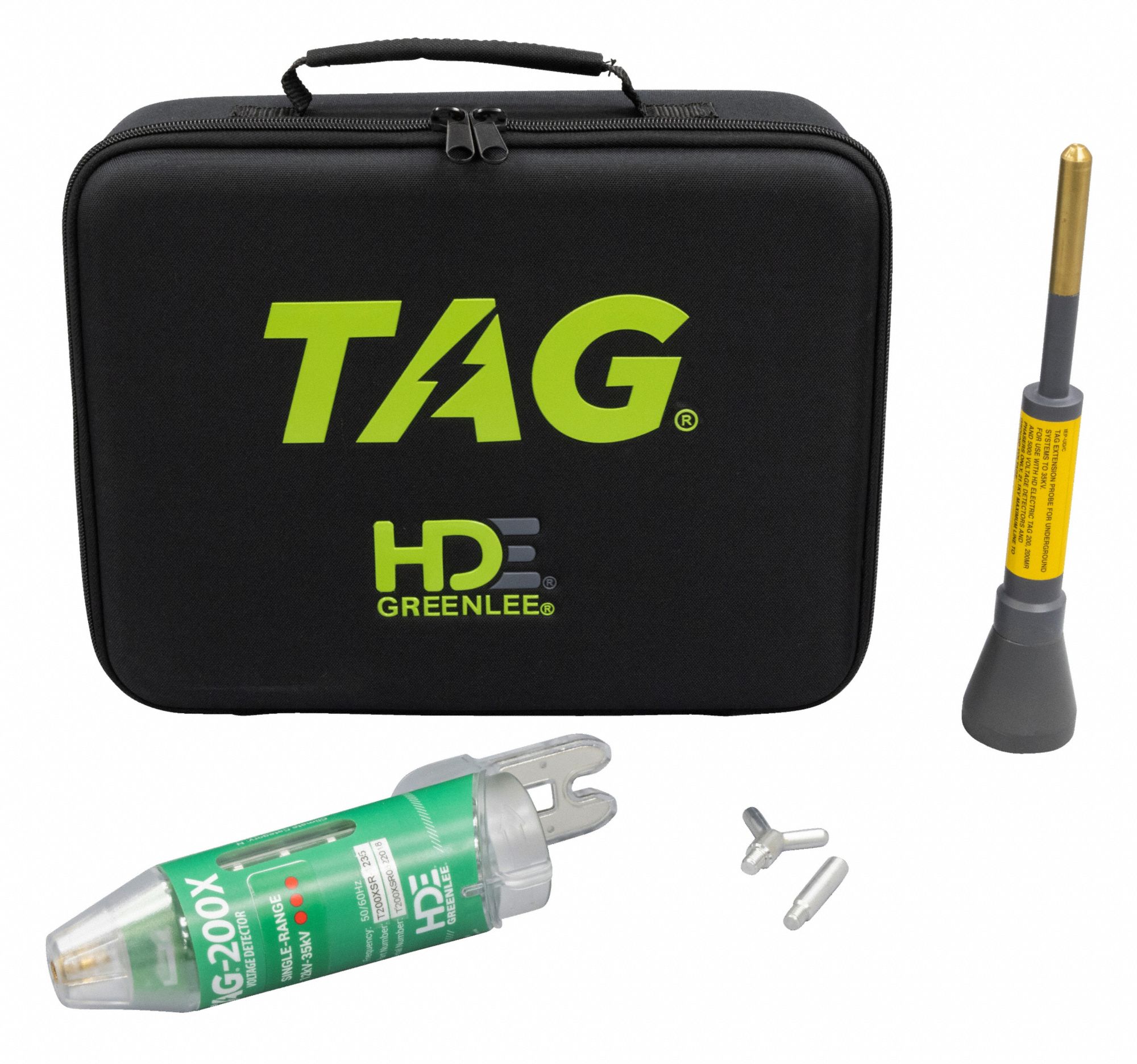 Hot Stick-Compatible High-Voltage Detector: 12 kV to 35 kV, 50 Hz/60 Hz, Audible/Light, AC Volt